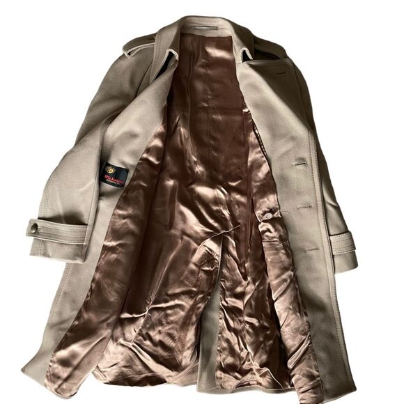 Richman Brothers vintage Men's Classic Tan Pea Coat/Over Coat - Picture 8 of 13